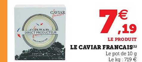 le caviar français