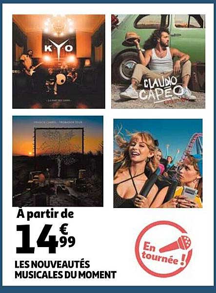 les nouveautés musicales du moment