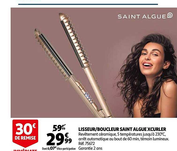 lisseur - boucleur saint algue xcurler