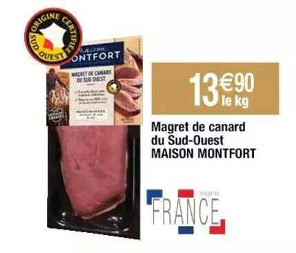 magret de canard du sud-ouest maison montfort