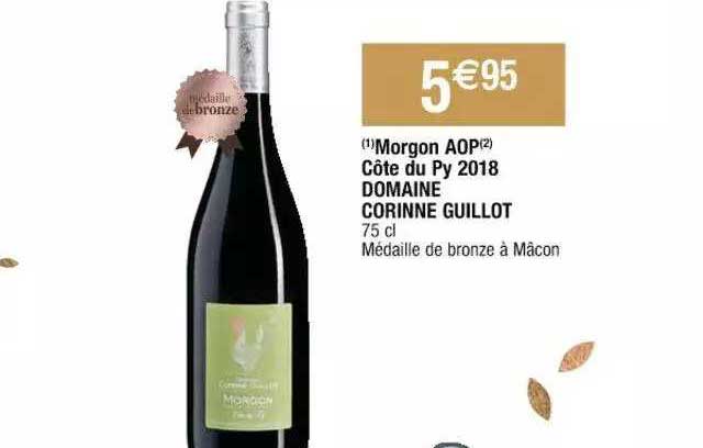 morgon aop côte du py 2018 domaine corinne guillot