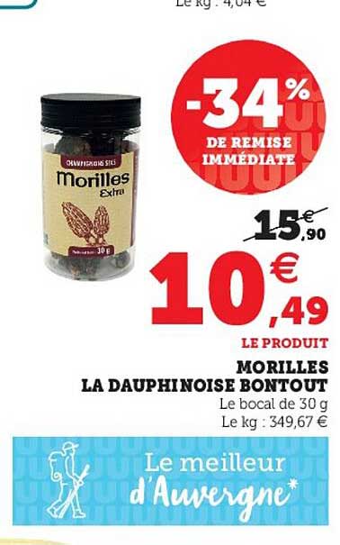 morilles la dauphinoise bontout