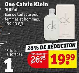 One Calvin Klein 26% De Réduction