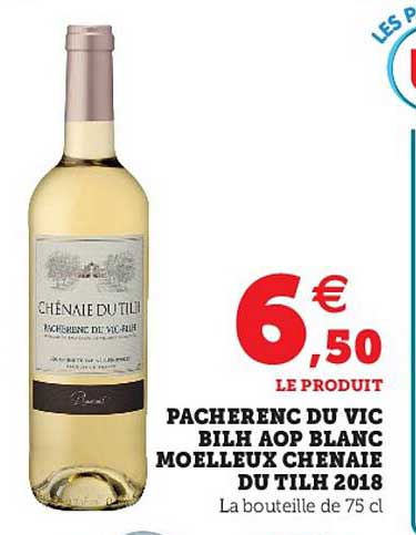 pacherenc du vic bilh aop blanc moelleux chenaie du tilh 2018