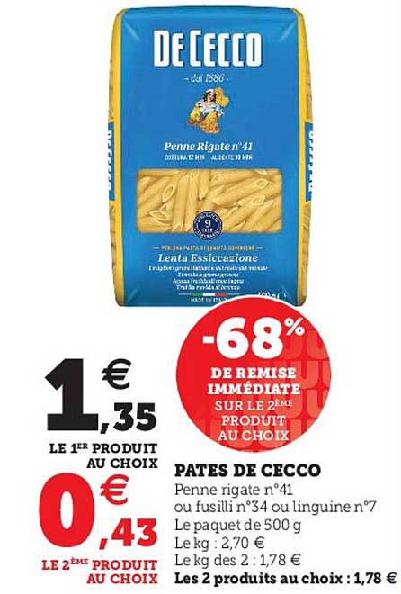 pâtes de cecco