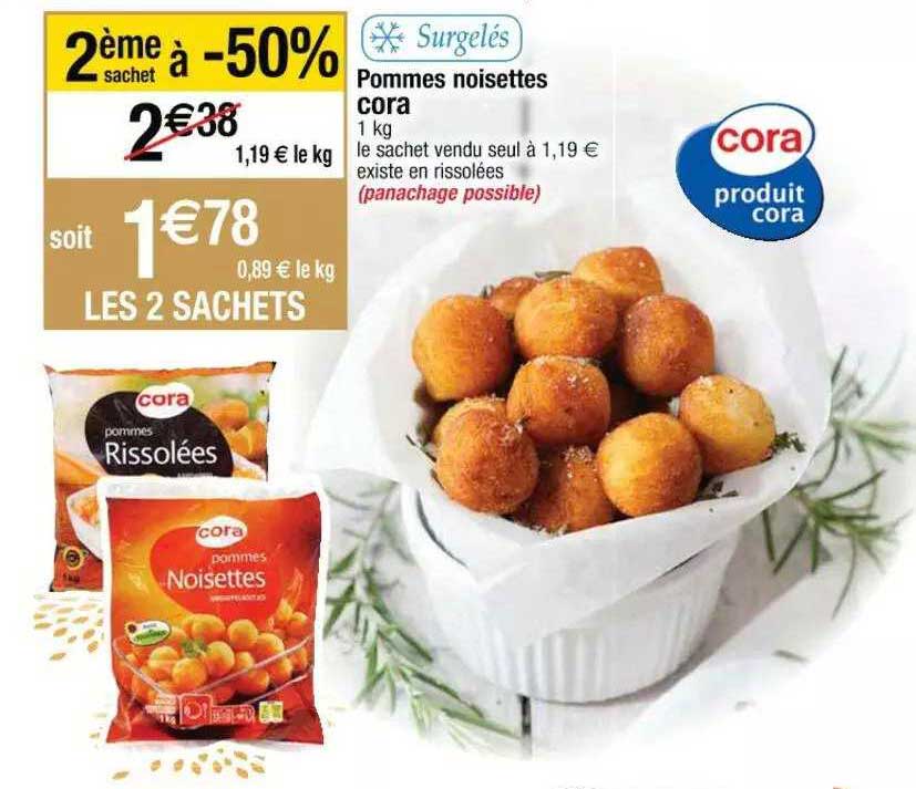 Pommes Noisettes Cora