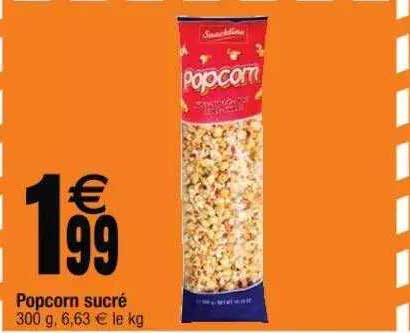 Popcorn Sucré