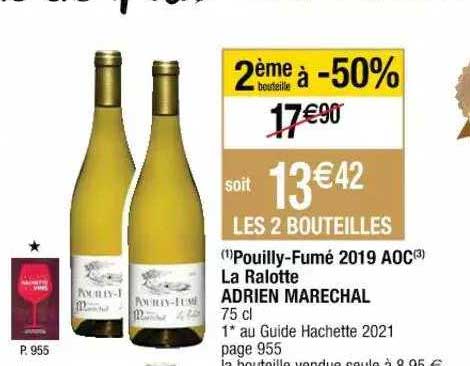 pouilly-fumé 2019 la ralotte adrien marechal