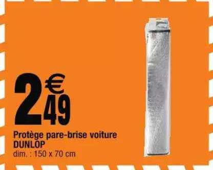 protège pare-brise voiture dunlop