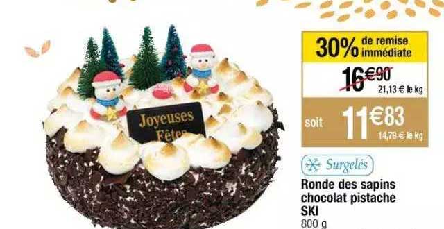 Ronde Des Sapins Chocolat Pistache Ski