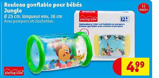 Rouleau Gonflable Pour Bébés Jungle