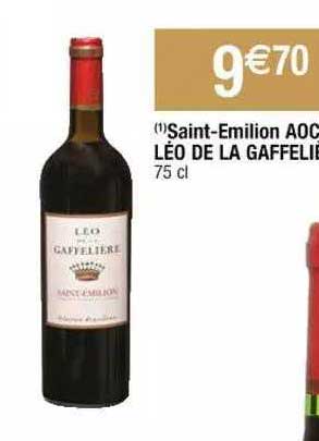 saint-émilion aoc léo de la gaffelière