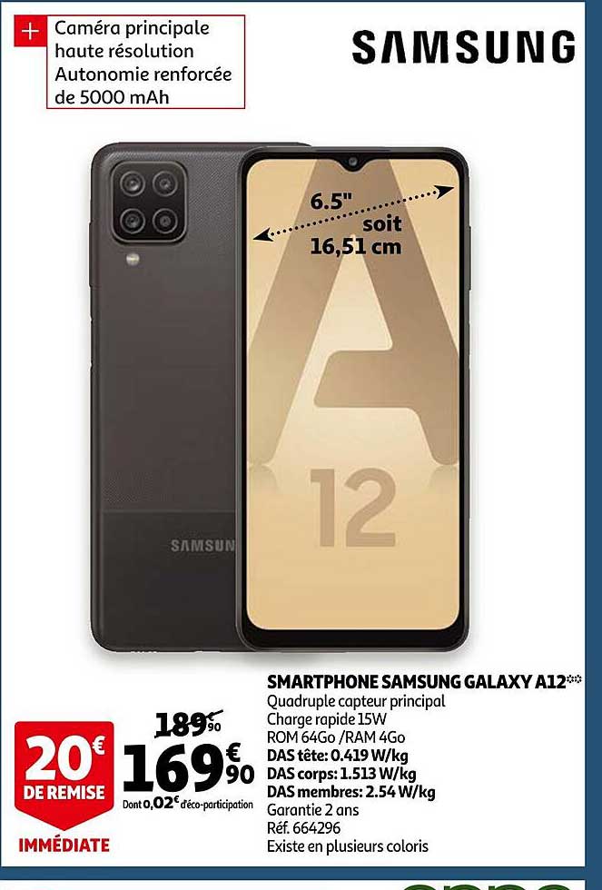smartphone samsung galaxy a12