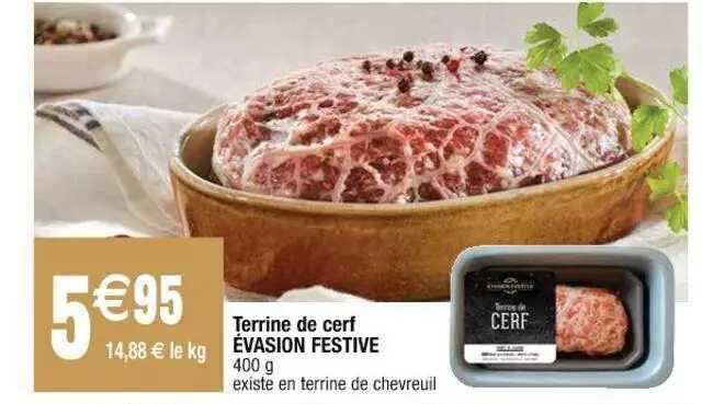 terrine de cerf évasion festive