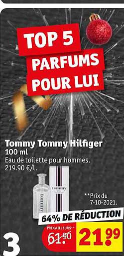tommy tommy hilfiger eau de toilette pour hommes 64% de réduction