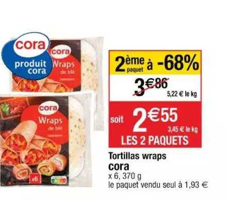 Tortillas Wraps Cora