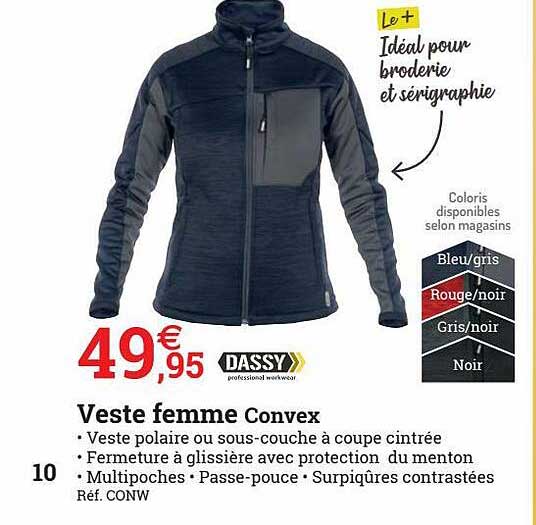 Veste Femme Convex Dassy