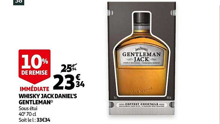 whisky jack daniel's gentleman