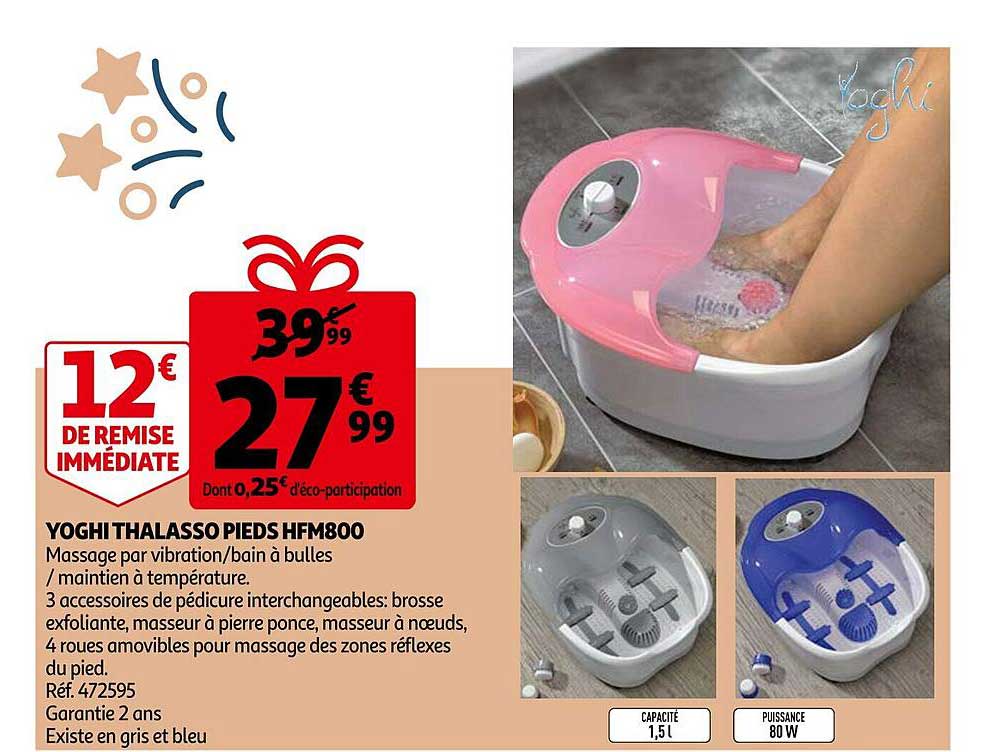 yoghi thalasso pieds hfm800