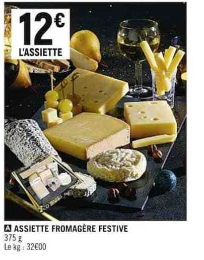assiette fromagère festive