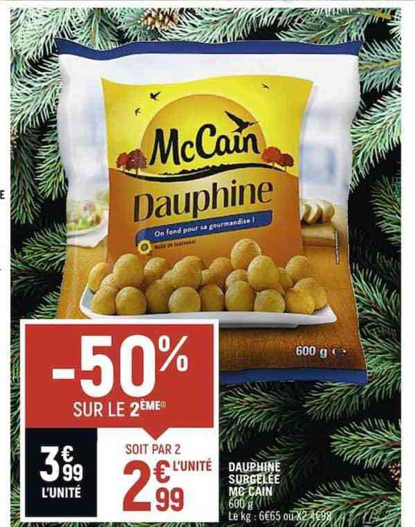 dauphine surgelée mc cain