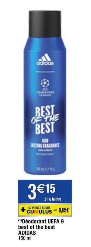 Déodorant Uefa 9 Best Of The Best Adidas