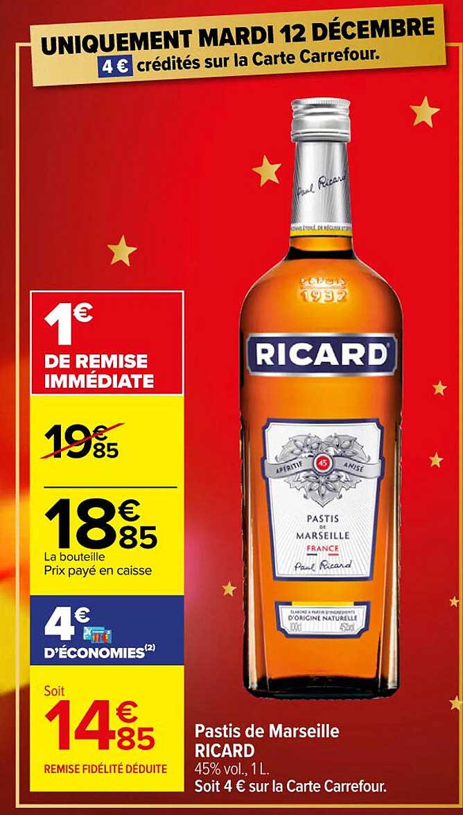 Pastis De Marseille Ricard