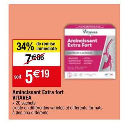 amincissant extra fort vitavea