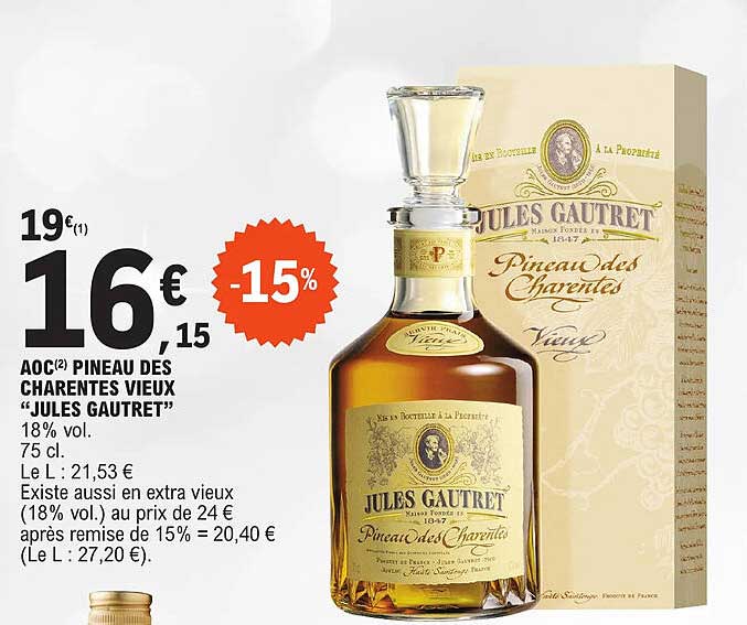 Aoc Pineau Des Charentes Vieux "jules Gautret"