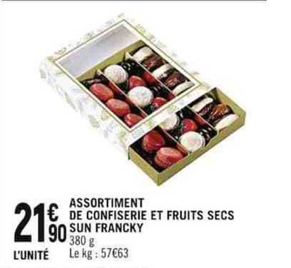 Assortiment De Confiserie Et Fruits Secs Sun Francky
