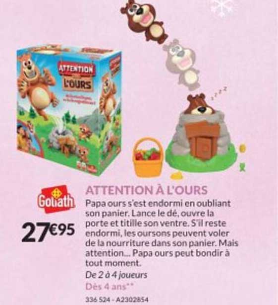 attention a l'ours