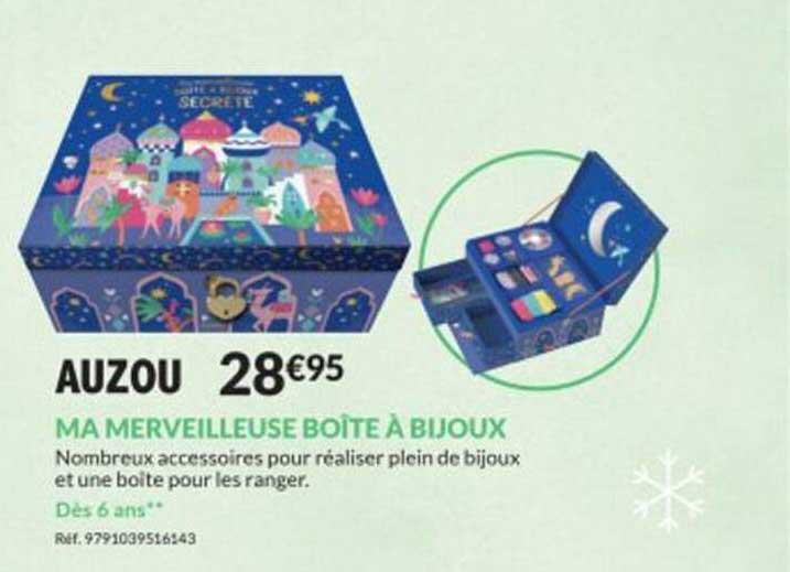 auzou ma merveilleuse boite a bijoux