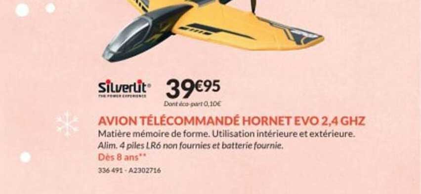 avion telecommande hornet evo 2,4 ghz