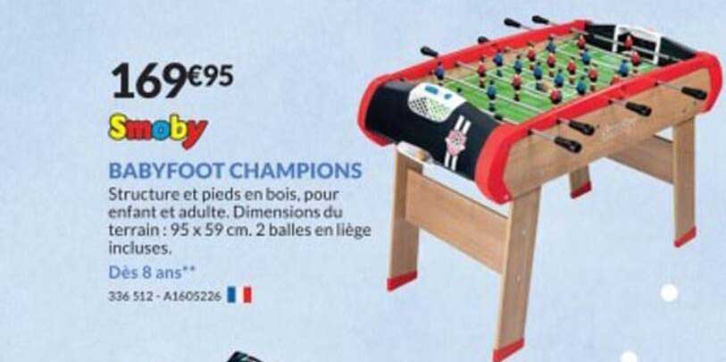 babyfoot champions