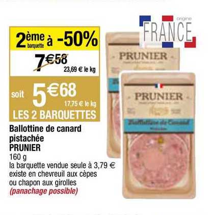 ballottine de canard pistachée prunier