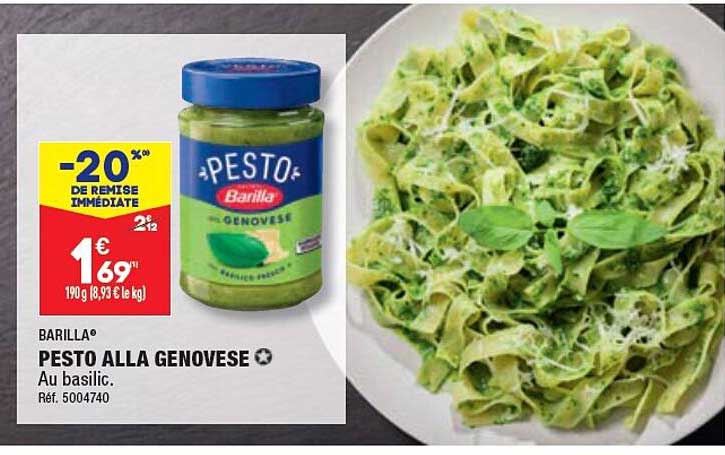 barilla pesto alla genovese