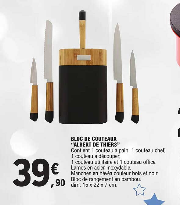 bloc de couteaux "albert de thiers"