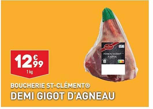 boucherie st-clément demi gigot d'agneau
