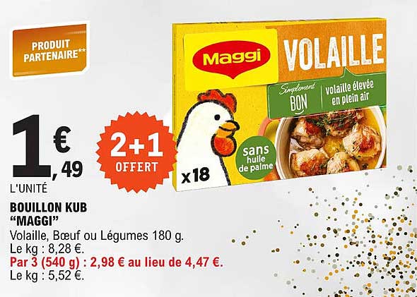 Bouillon Kub "maggi"