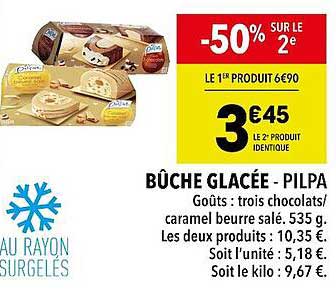Bûche Glacée - Pilpa