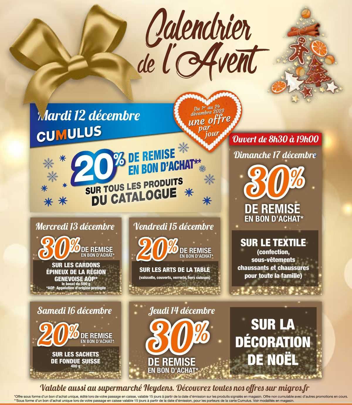 calendrier de l'avent