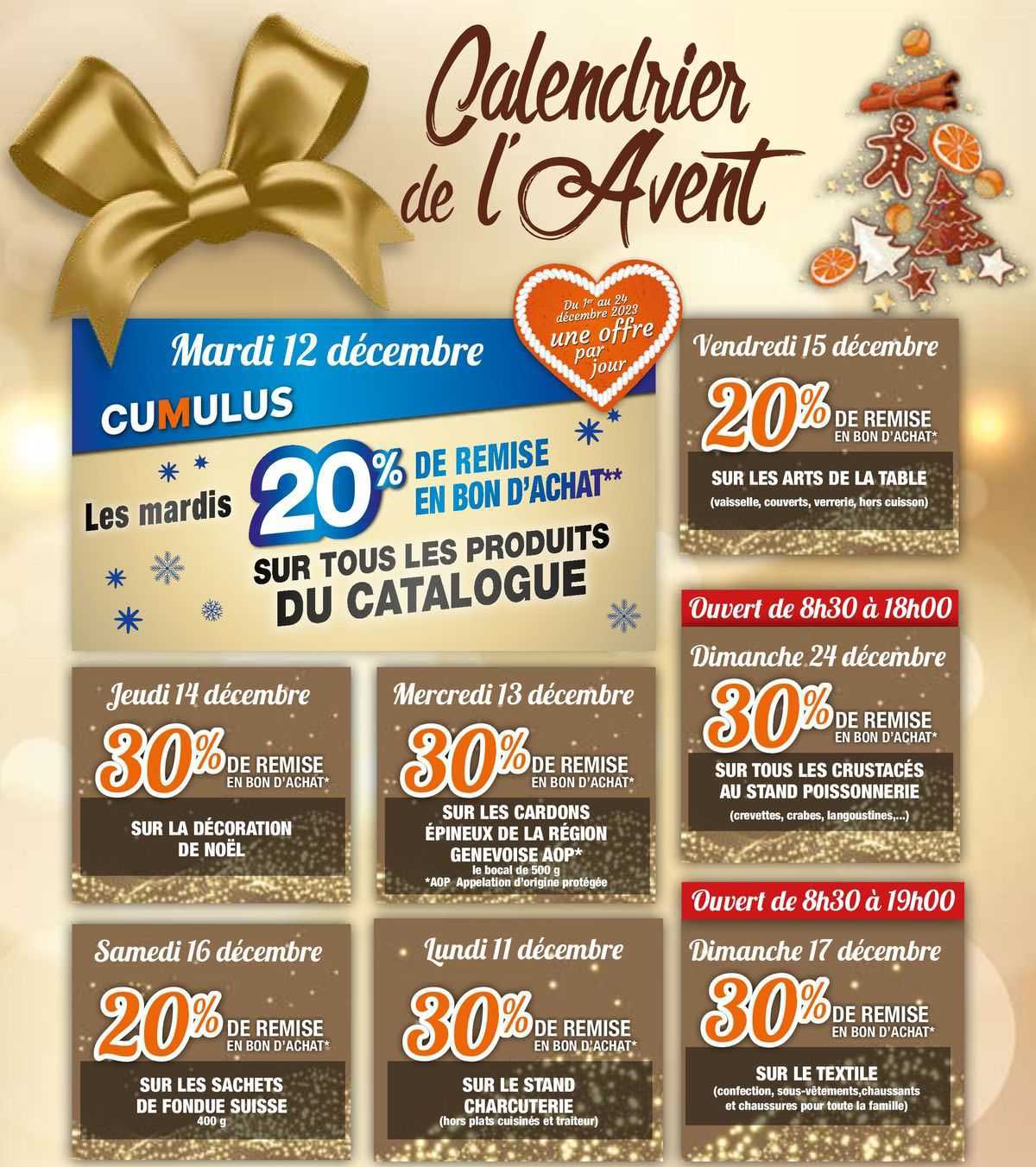 calendrier de l'avent