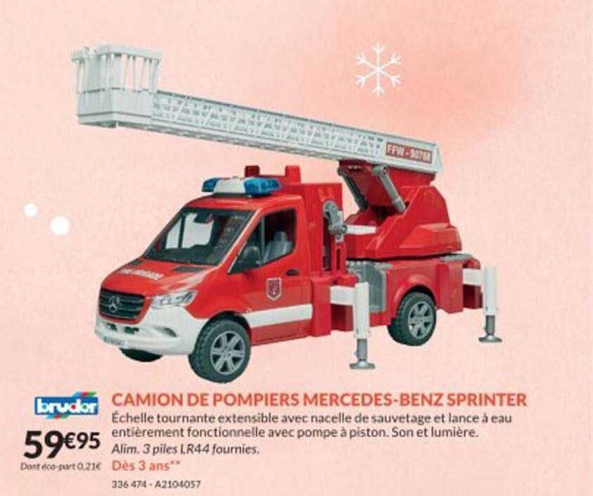 camion de pompiers mercedes-benz sprinter