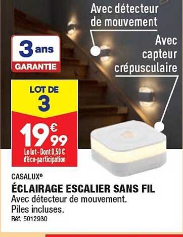 Casalux Casalux éclairage Escalier Sans Fil