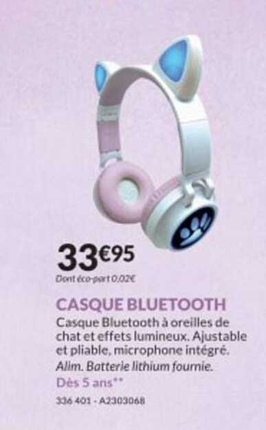 Casque Bluetooth