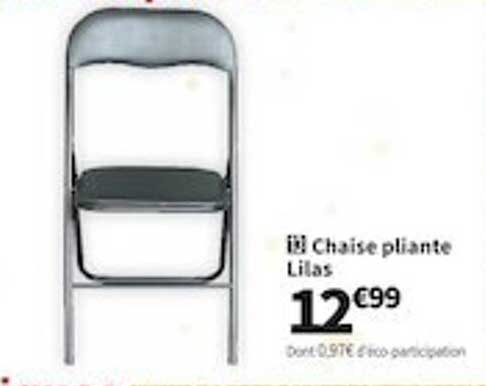 Chaise Pliante Lilas