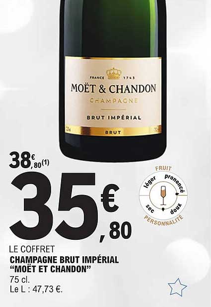 champagne brut imperial "moet et chandon"