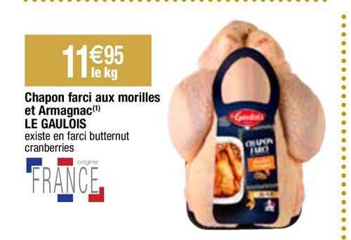 chapon farci aux morilles et armagnac le gaulois