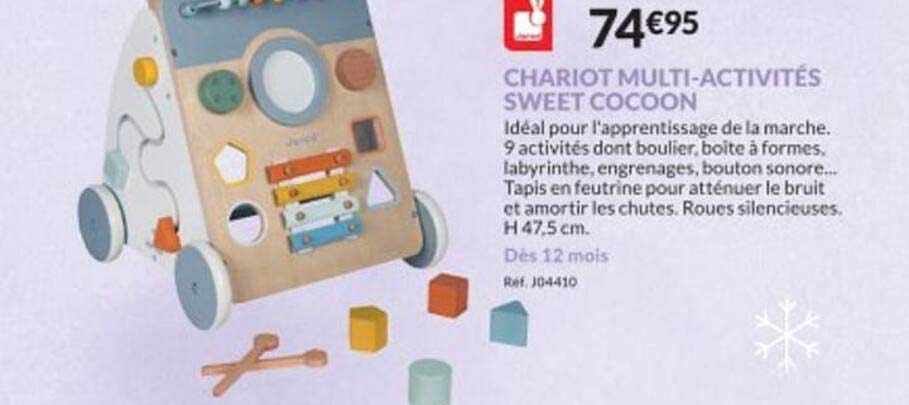 chariot multi-activites sweet cocoon