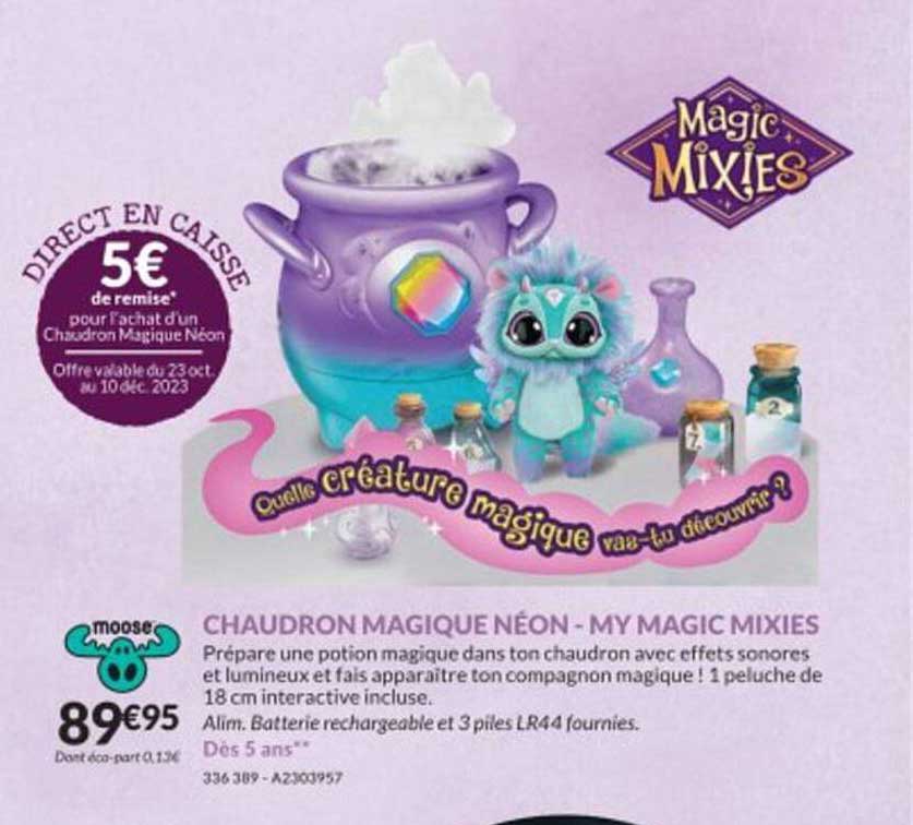 chaudron magique neon - my mixies